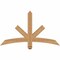 Ekena Millwork Alberta Smooth Timber Gable Bracket, Western Red Cedar, 48"W x 28"H x 3 1/2"D x 3 1/2"F, 14/12 Pitch GBW048X28X0404ALB00SWR - alternate 1